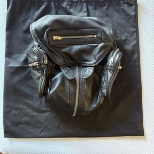 Alexander Wang Black Leather “Mini Marti” Backpack